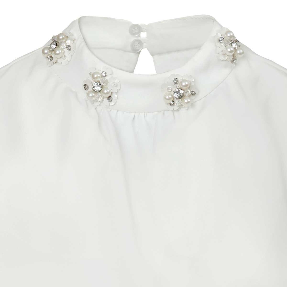 Blusa Perlas en Cuello Ann Miller