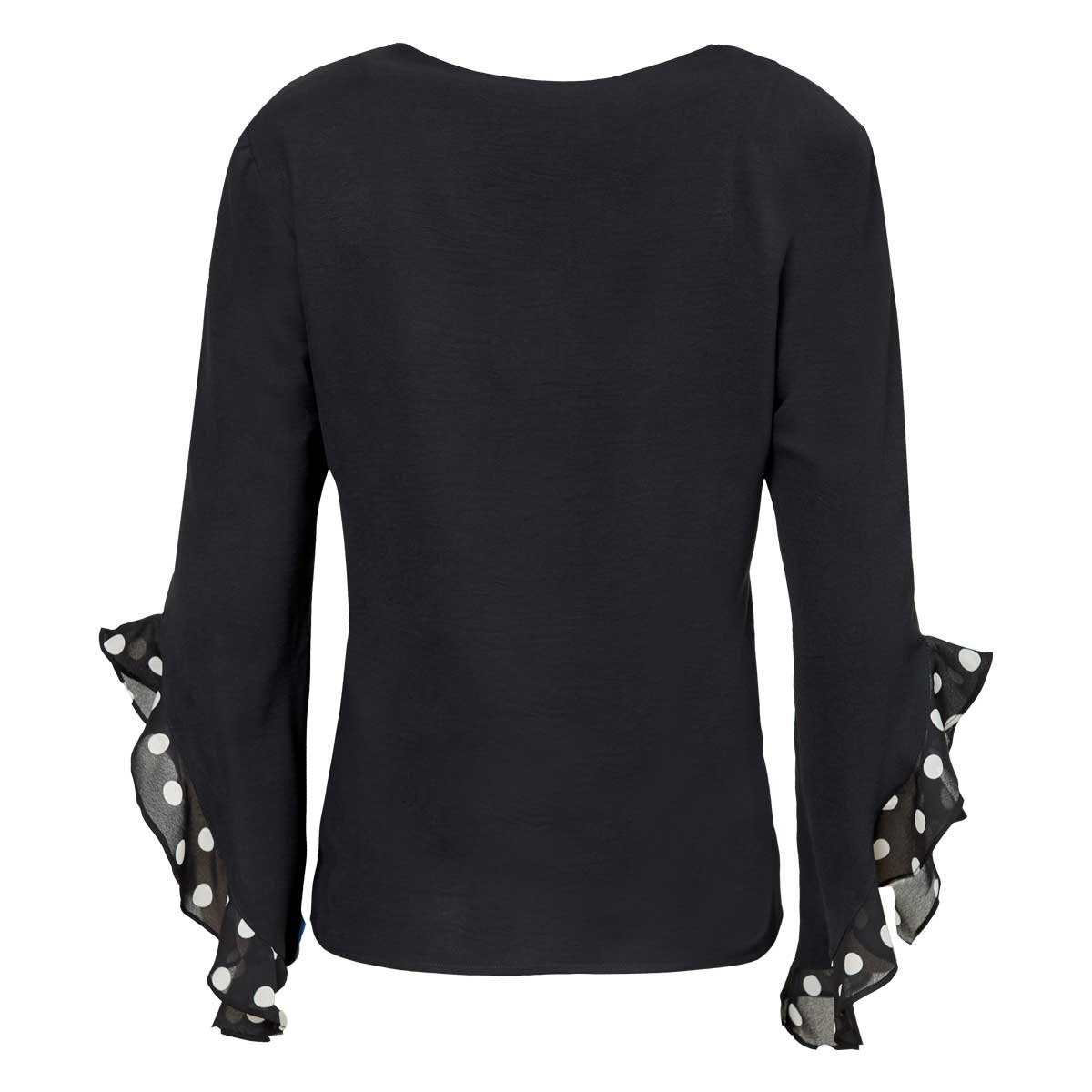 Blusa Negra con Cinta Ann Miller