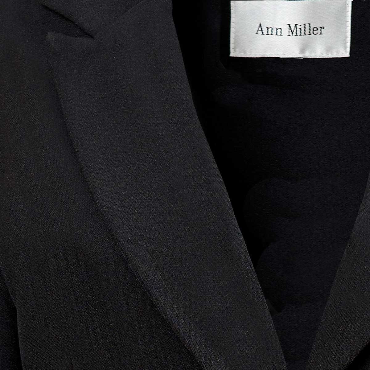 Saco Negro Solapa Ann Miller para Dama