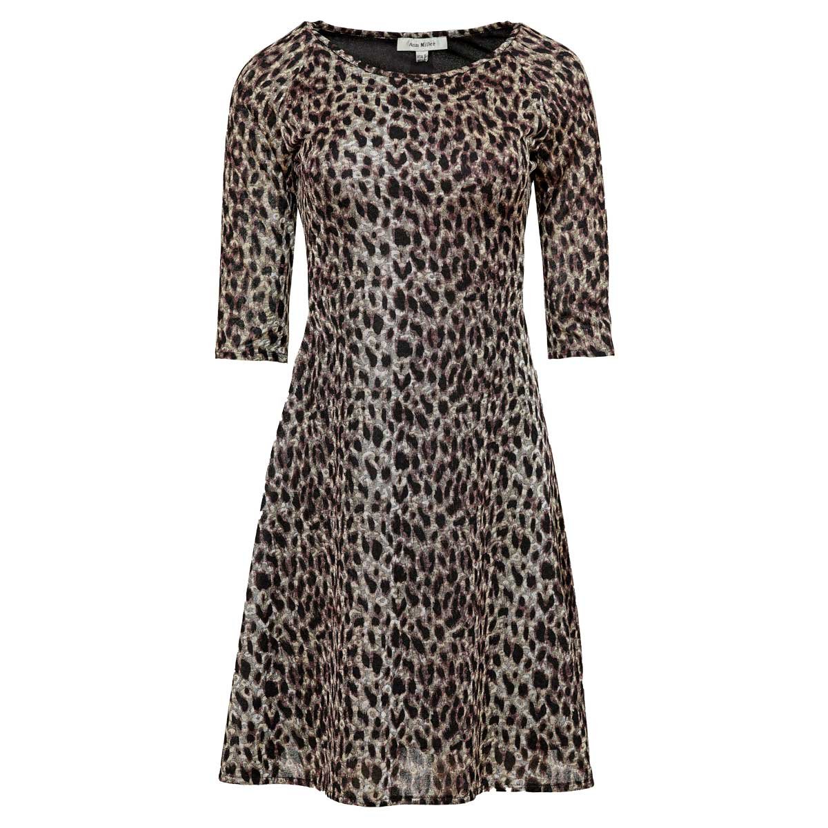 Vestido Animal Print Ann Miller