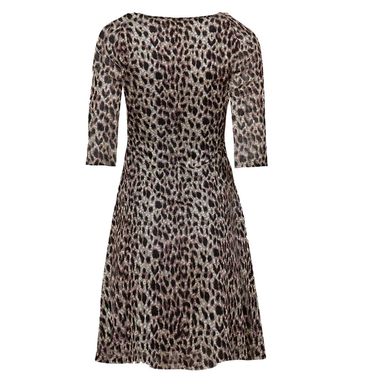 Vestido Animal Print Ann Miller