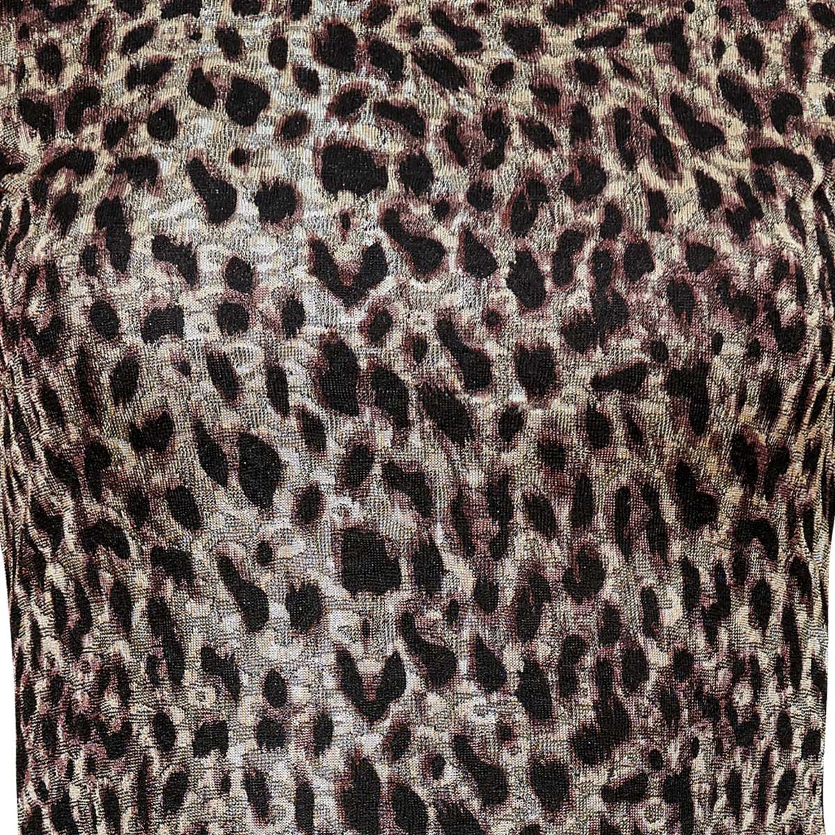 Vestido Animal Print Ann Miller