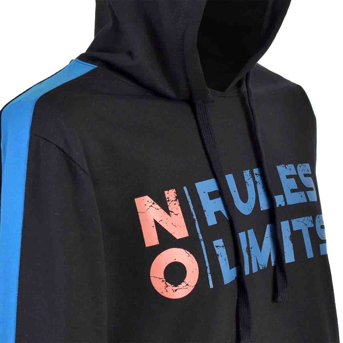 Sudadera Negra Estampada Fukka