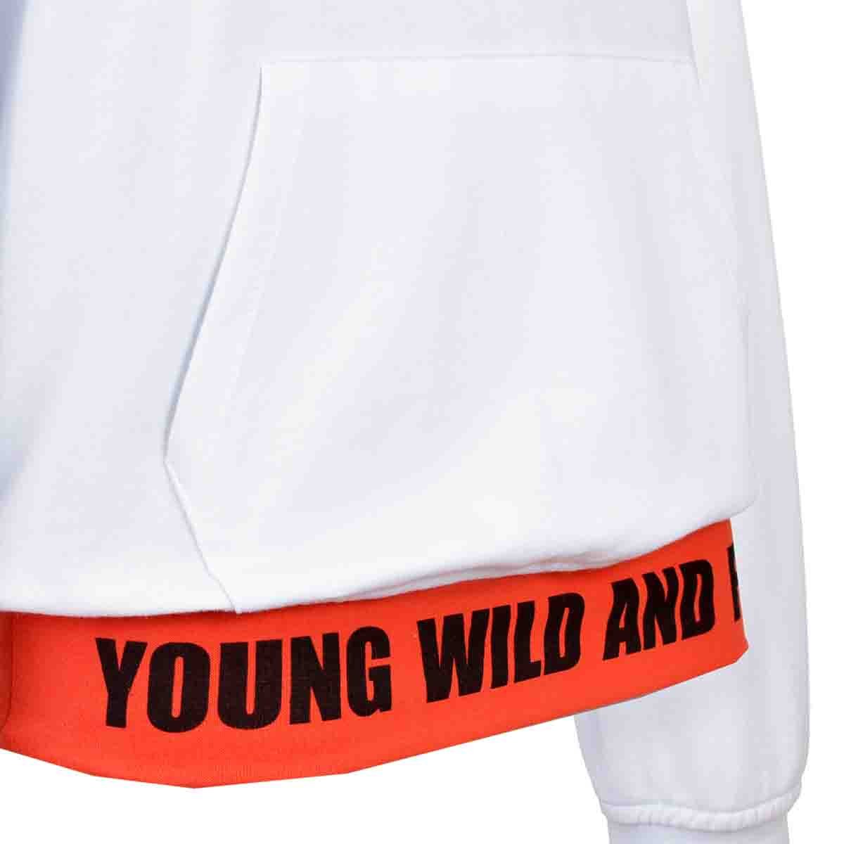 Sudadera Blanca Estampada Fukka