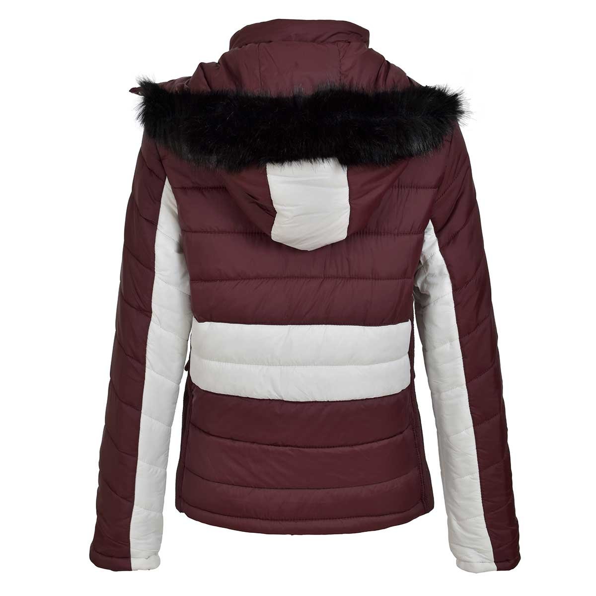 Chamarra Combinada con Peluche Desmontable Blugrey
