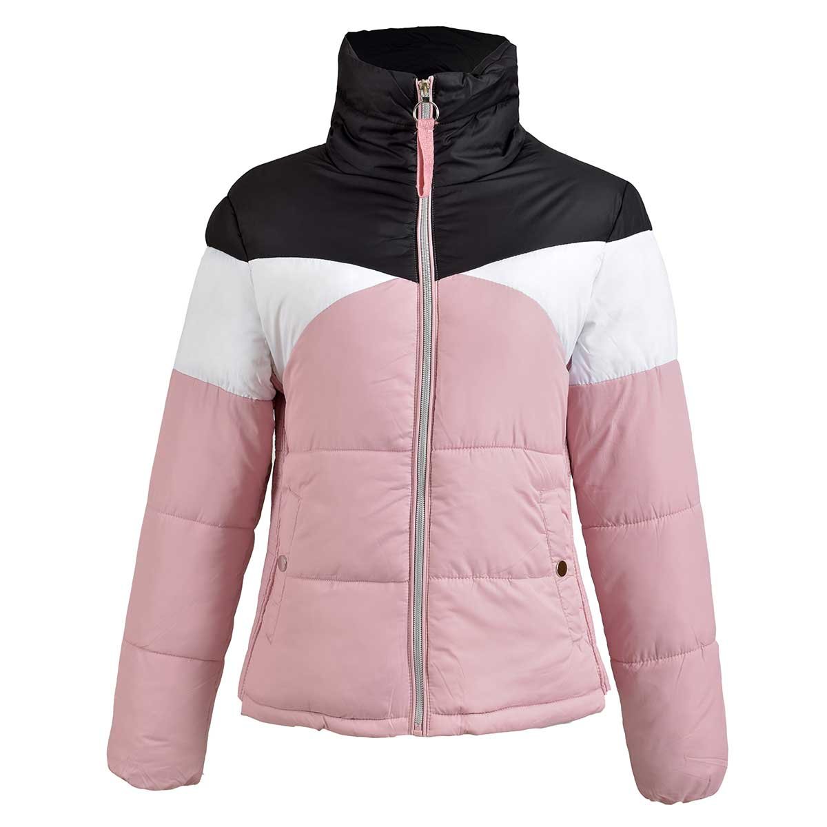 Chamarra Combinada con Cuello Alto Blugrey