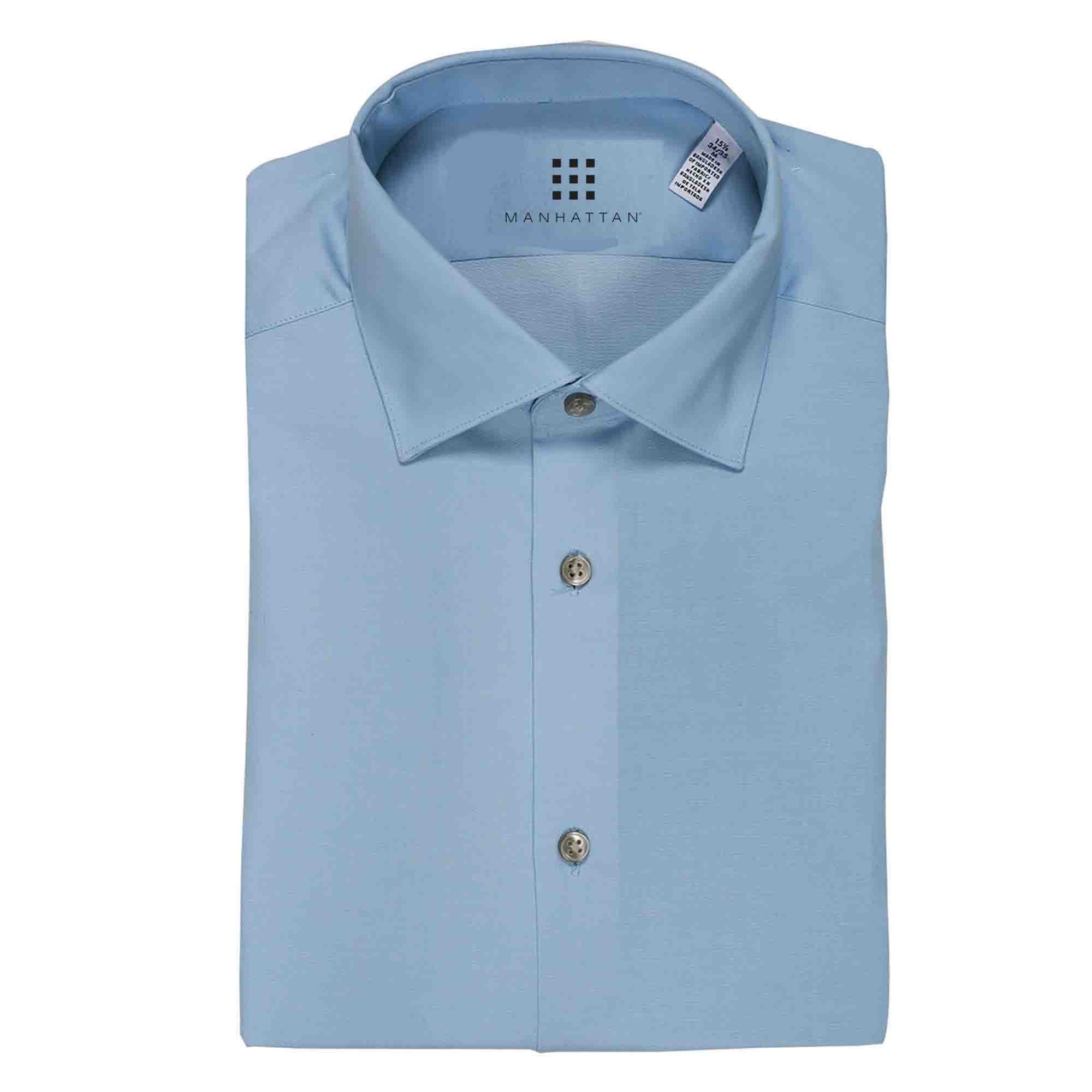 Camisa de Vestir Azul Manhattan