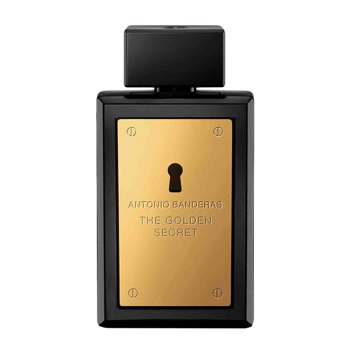 Estuche para Caballero Antonio Banderas Golden Secret Edt 100 Ml + Desodorante 150 Ml