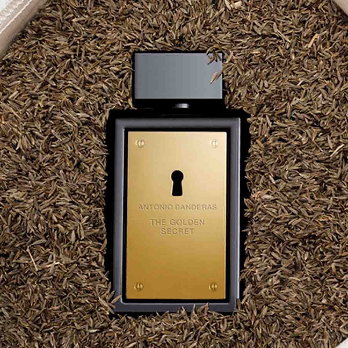 Estuche para Caballero Antonio Banderas Golden Secret Edt 100 Ml + Desodorante 150 Ml