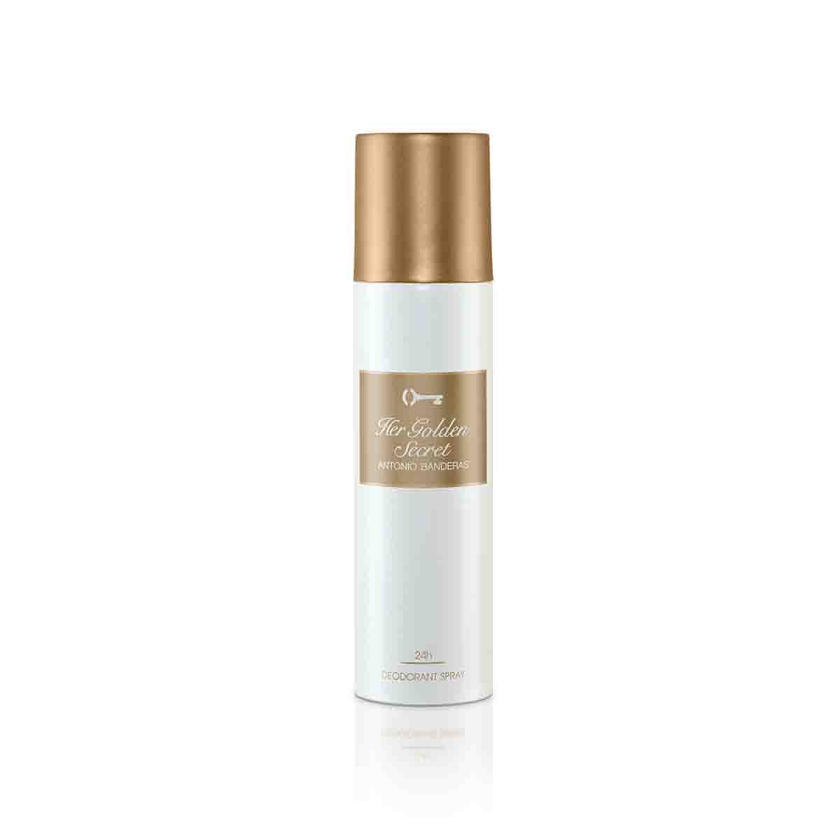 Estuche para Dama Antonio Banderas Her Golden Secret Edt 80 Ml + Desodorante 150 Ml