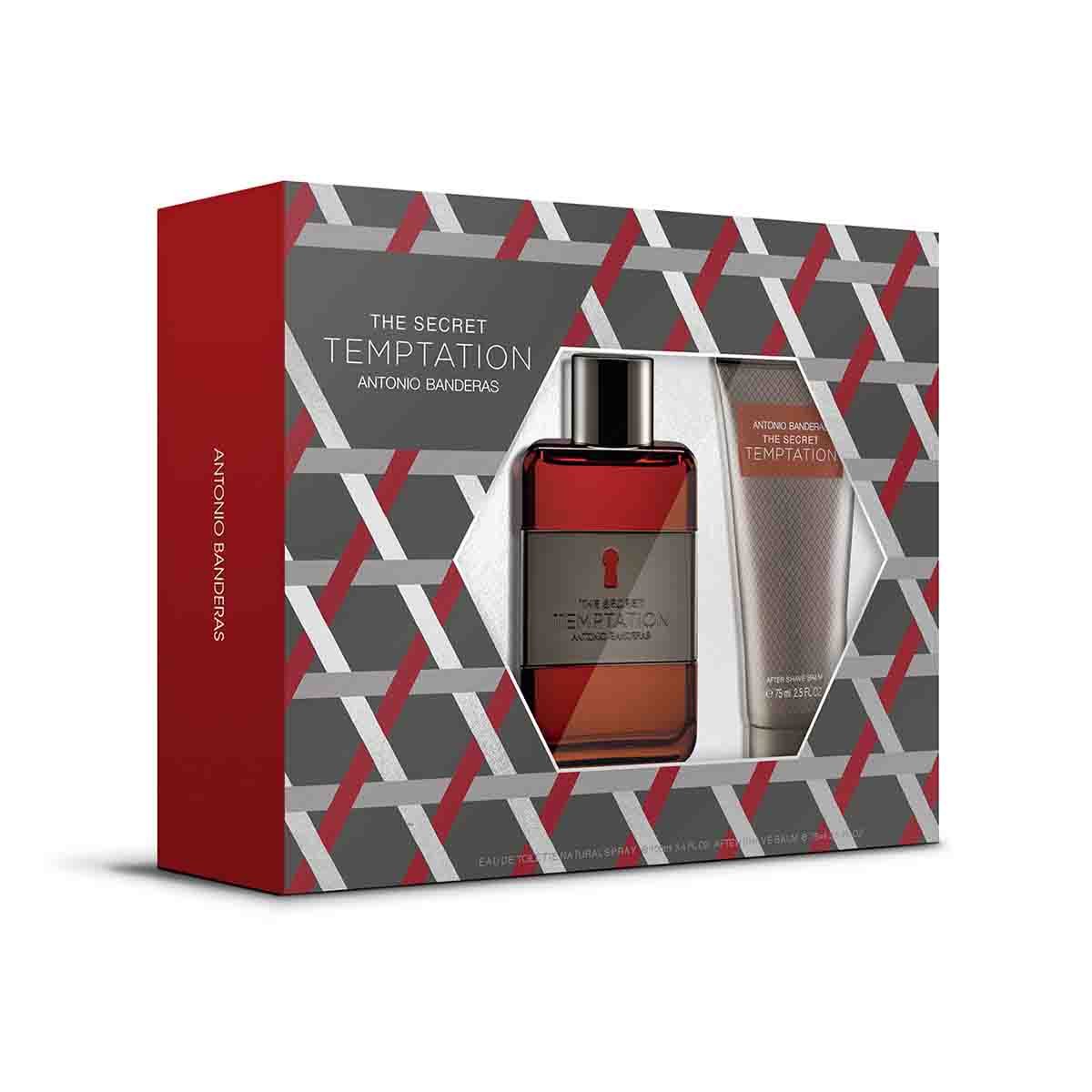 Estuche para Caballero Antonio Banderas The Secret Temptation Edt 100 Ml + After Shave 75 Ml