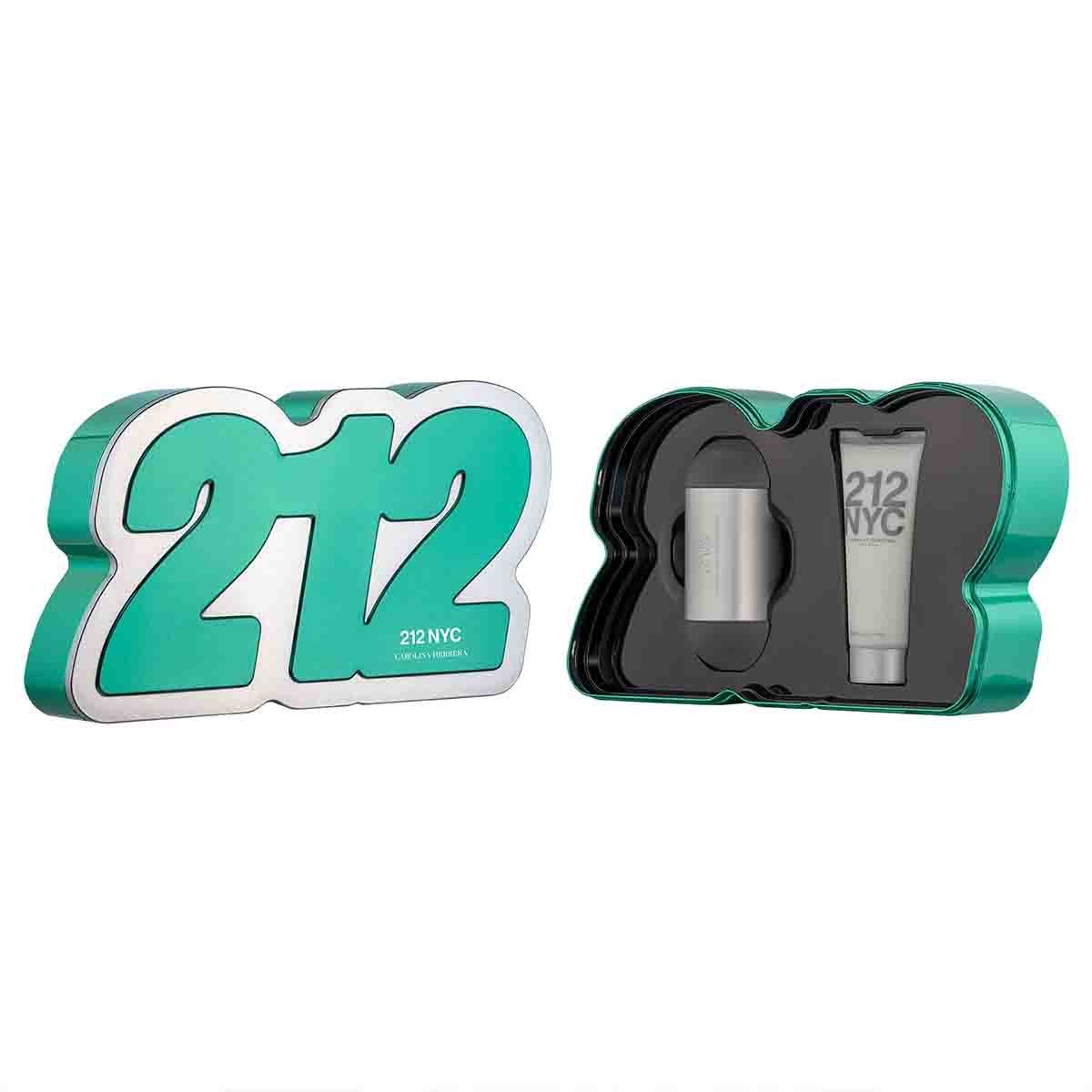Estuche para Dama Carolina Herrera 212 Edt 100 Ml + Body Lotion 100 Ml