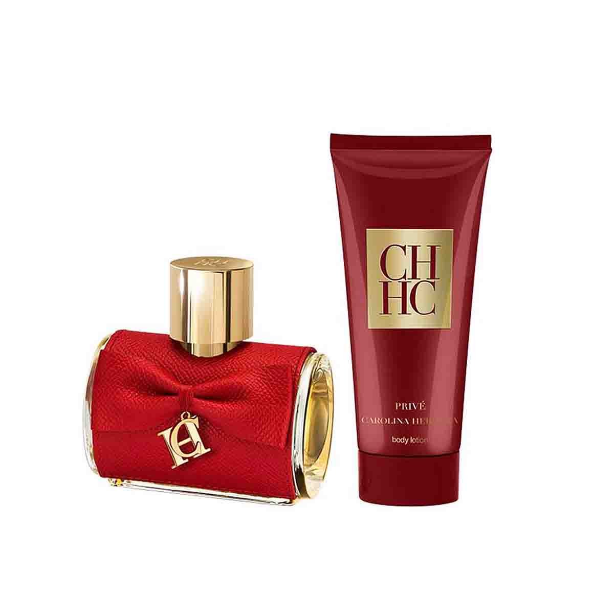 Estuche para Dama Carolina Herrera Ch Privée Edp 80 Ml + Body Lotion 100 Ml