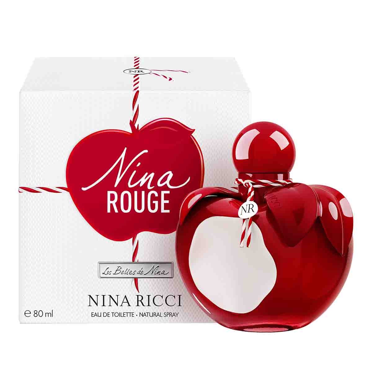 Fragancia para Mujer Nina Ricci Nina Rouge Edt 80 Ml