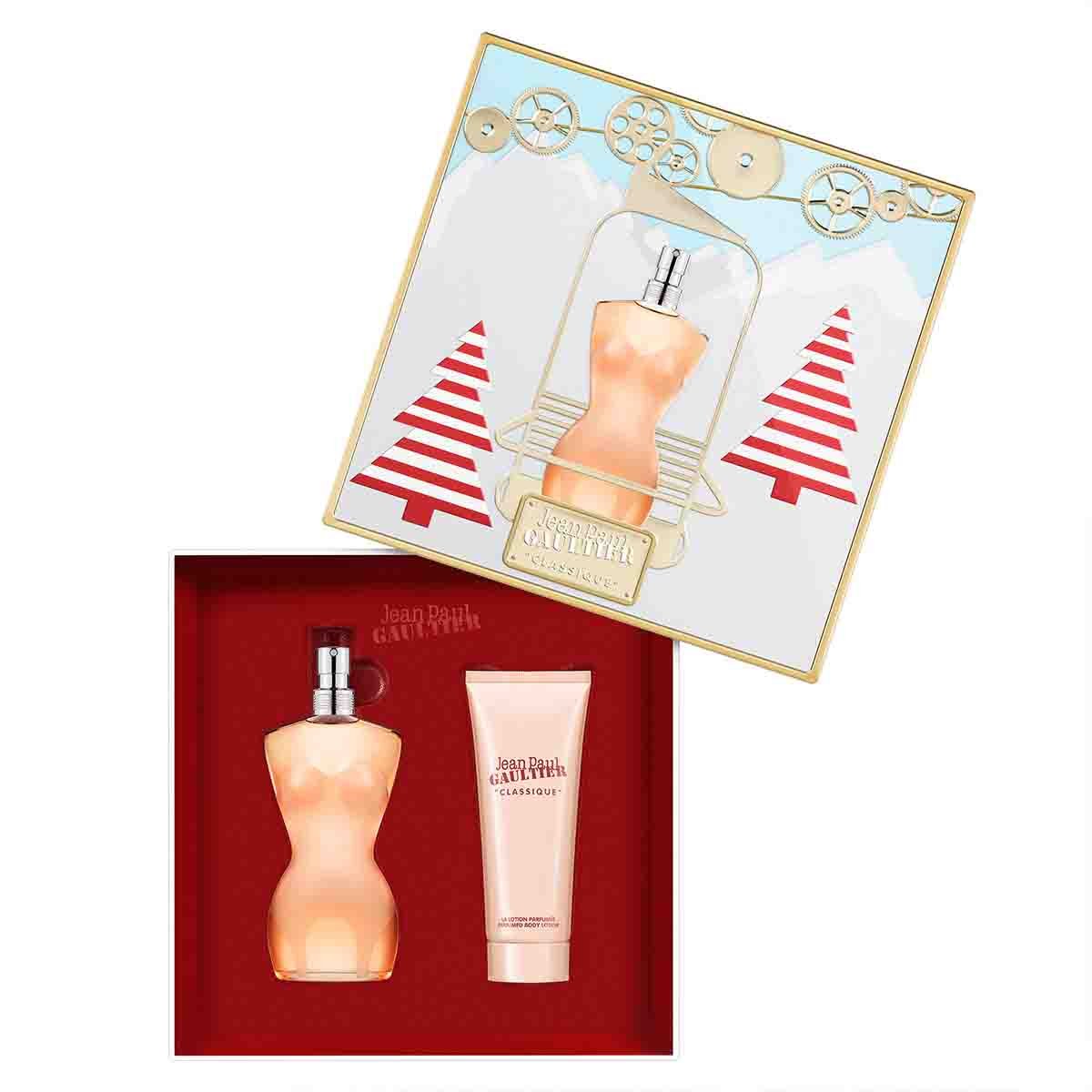 Estuche para Dama Jean Paul Gaultier Classique Edt 100 Ml + Body Lotion 75 Ml