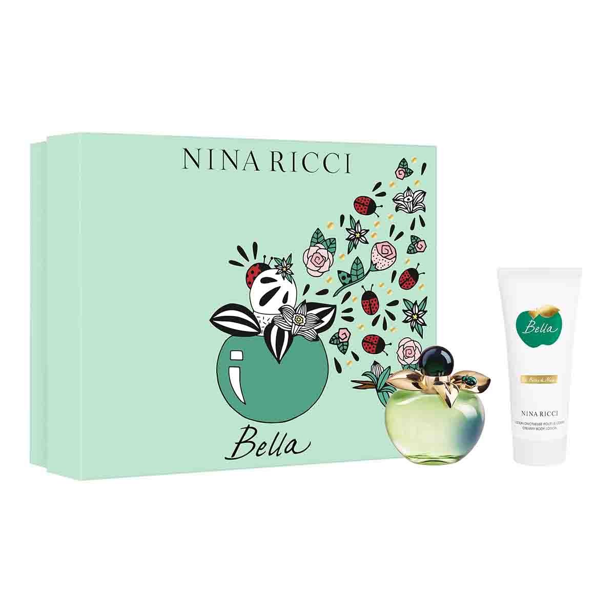 Estuche para Dama Nina Ricci Bella Edt 80 Ml + Body Lotion 100 Ml