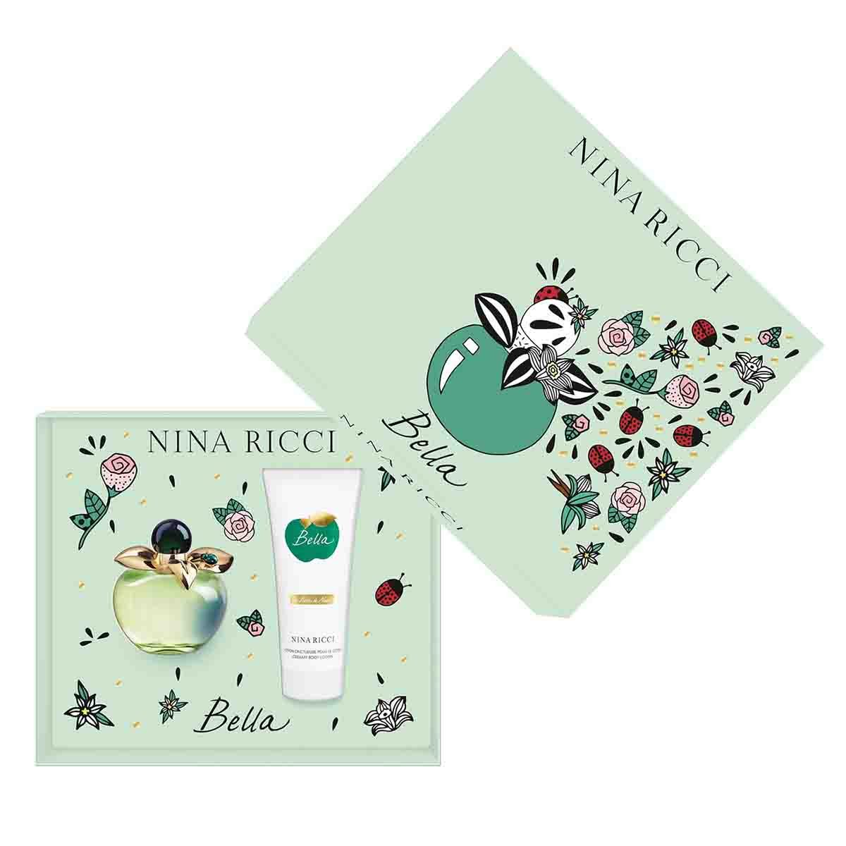 Estuche para Dama Nina Ricci Bella Edt 80 Ml + Body Lotion 100 Ml