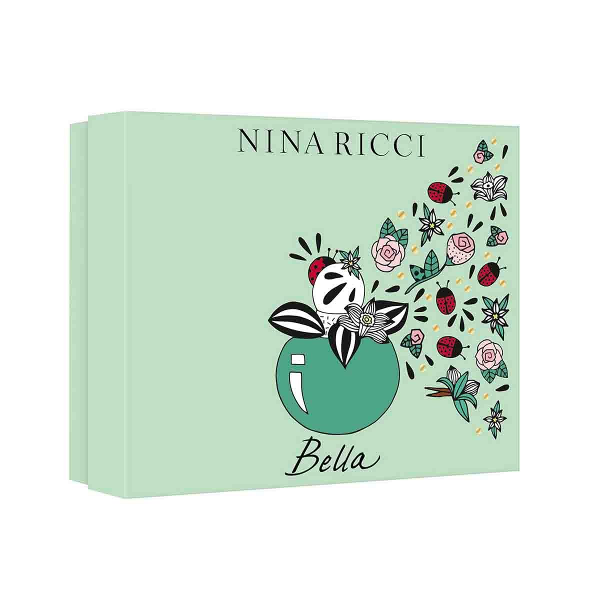 Estuche para Dama Nina Ricci Bella Edt 80 Ml + Body Lotion 100 Ml