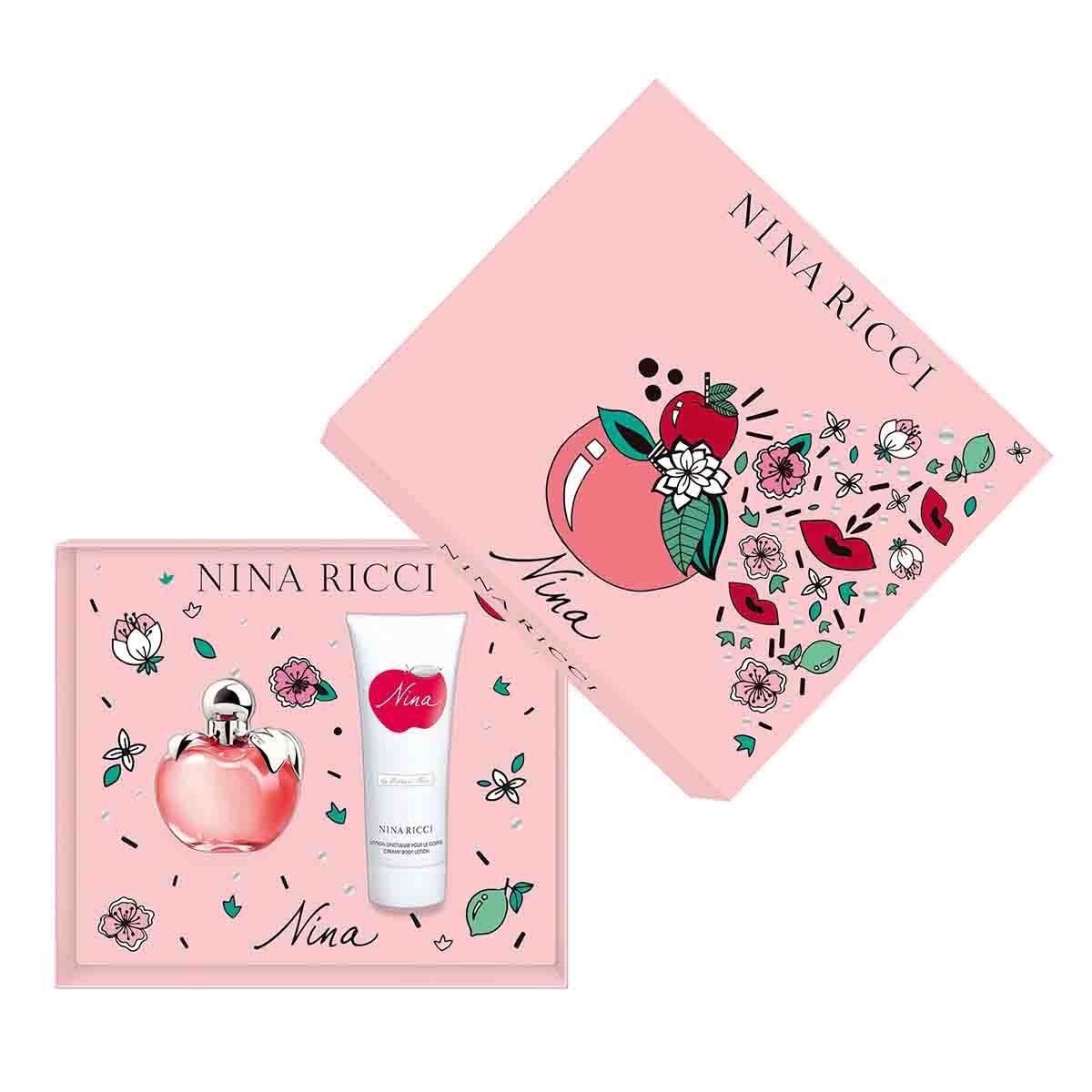 Estuche para Dama Nina Ricci Nina Edt 80 Ml + Body Lotion 100 Ml