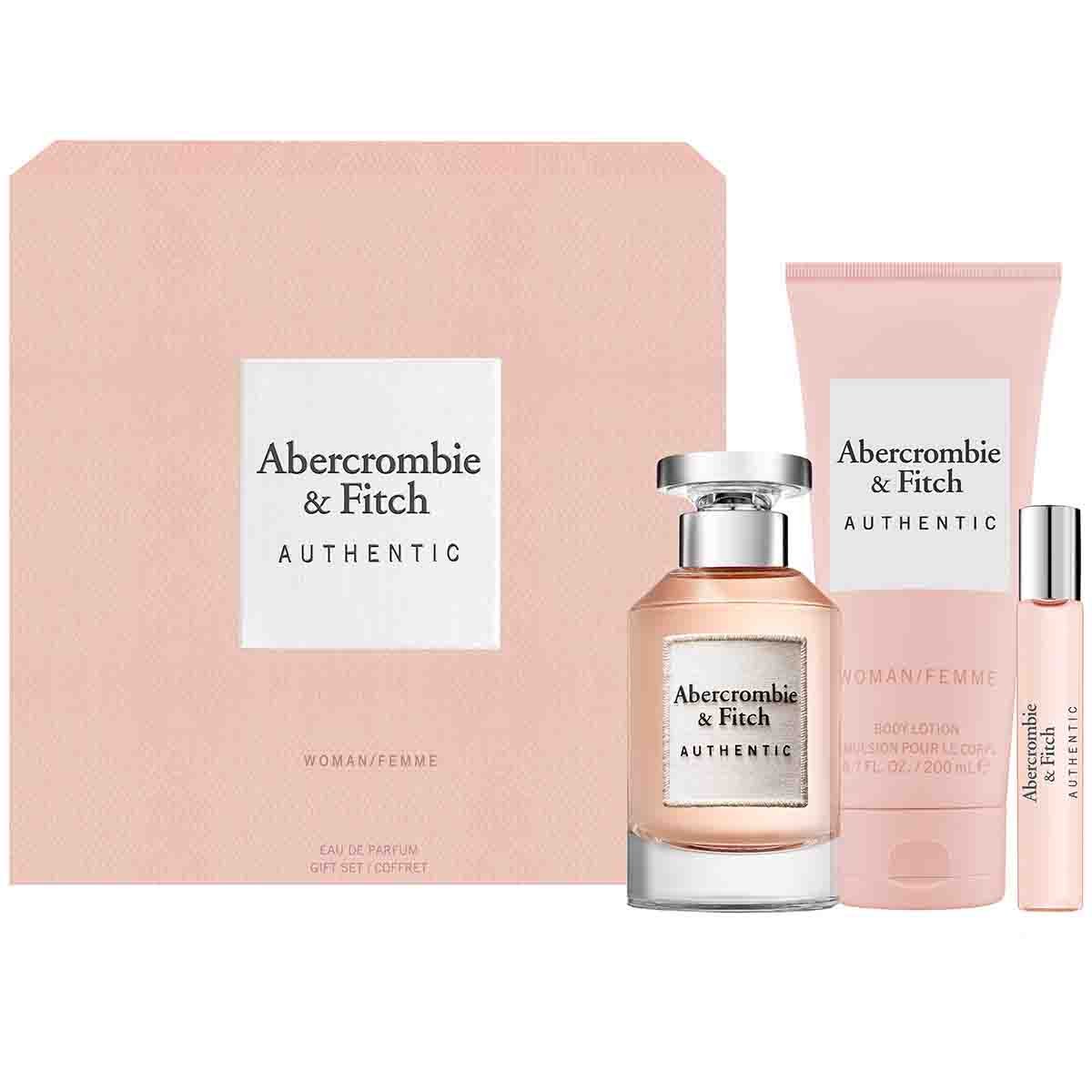 Estuche para Dama Abercrombie & Fitch Authentic Edp 100 Ml