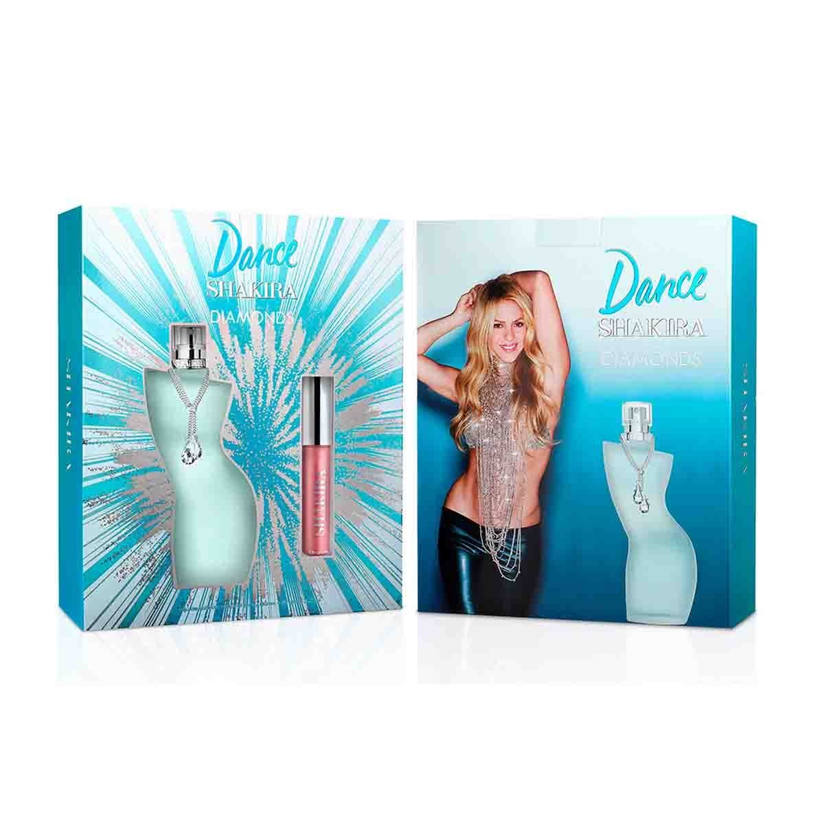 Estuche para Dama Shakira Dance Diamonds Edt 80 Ml + Lip Gloss