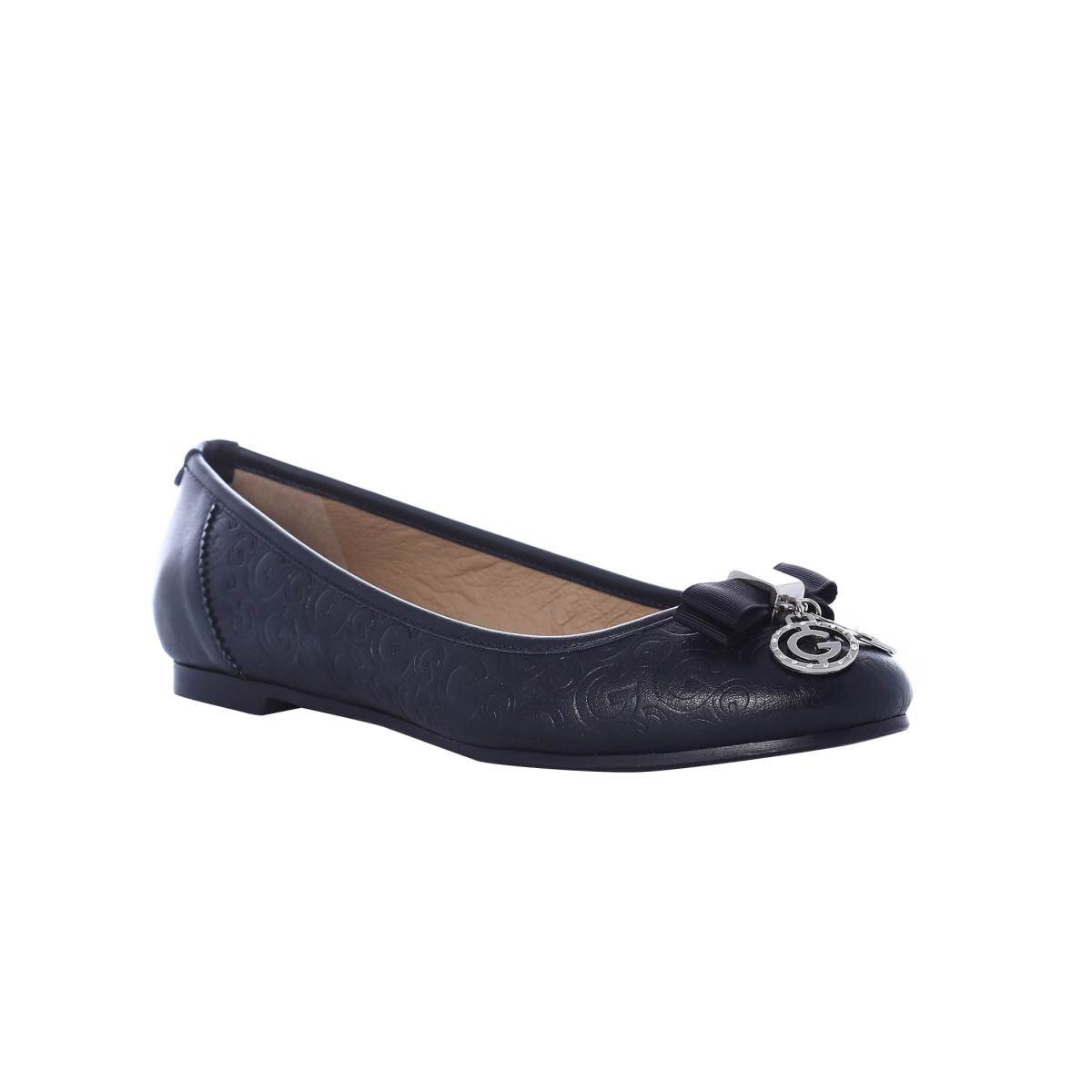 Balerina Flat Azul Obscuro G By Guess