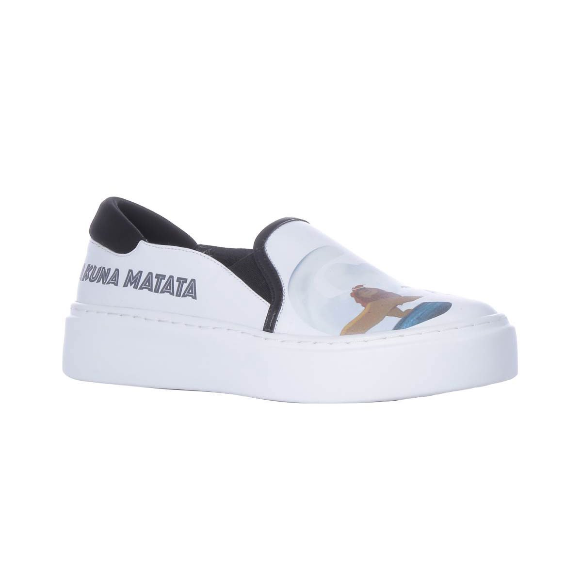 Tenis el Rey León Slip On Blanco Colección W Capsule