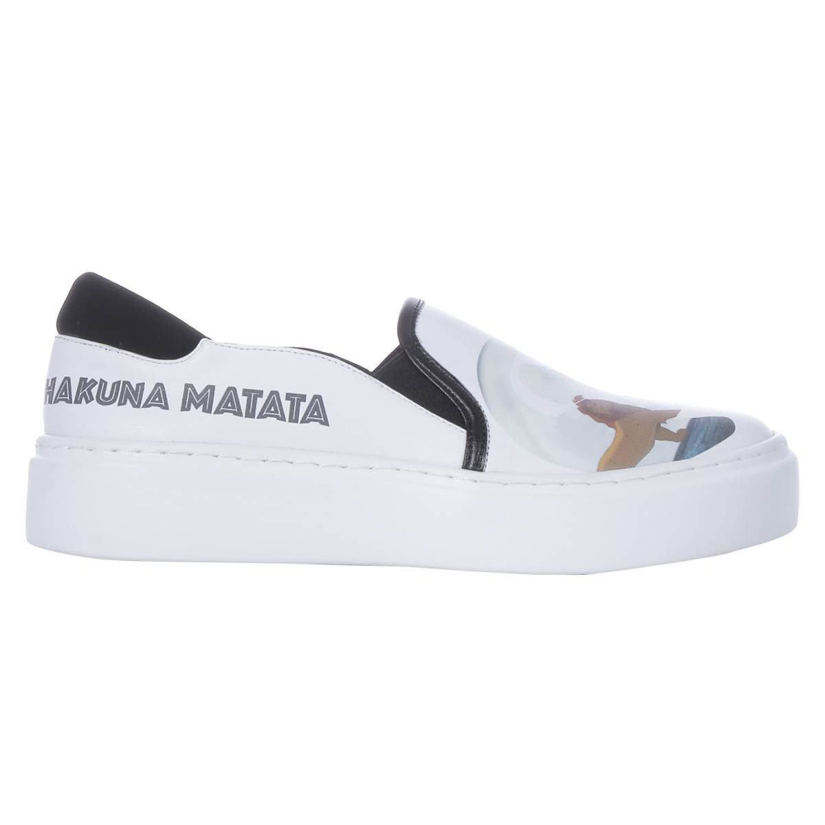 Tenis el Rey León Slip On Blanco Colección W Capsule