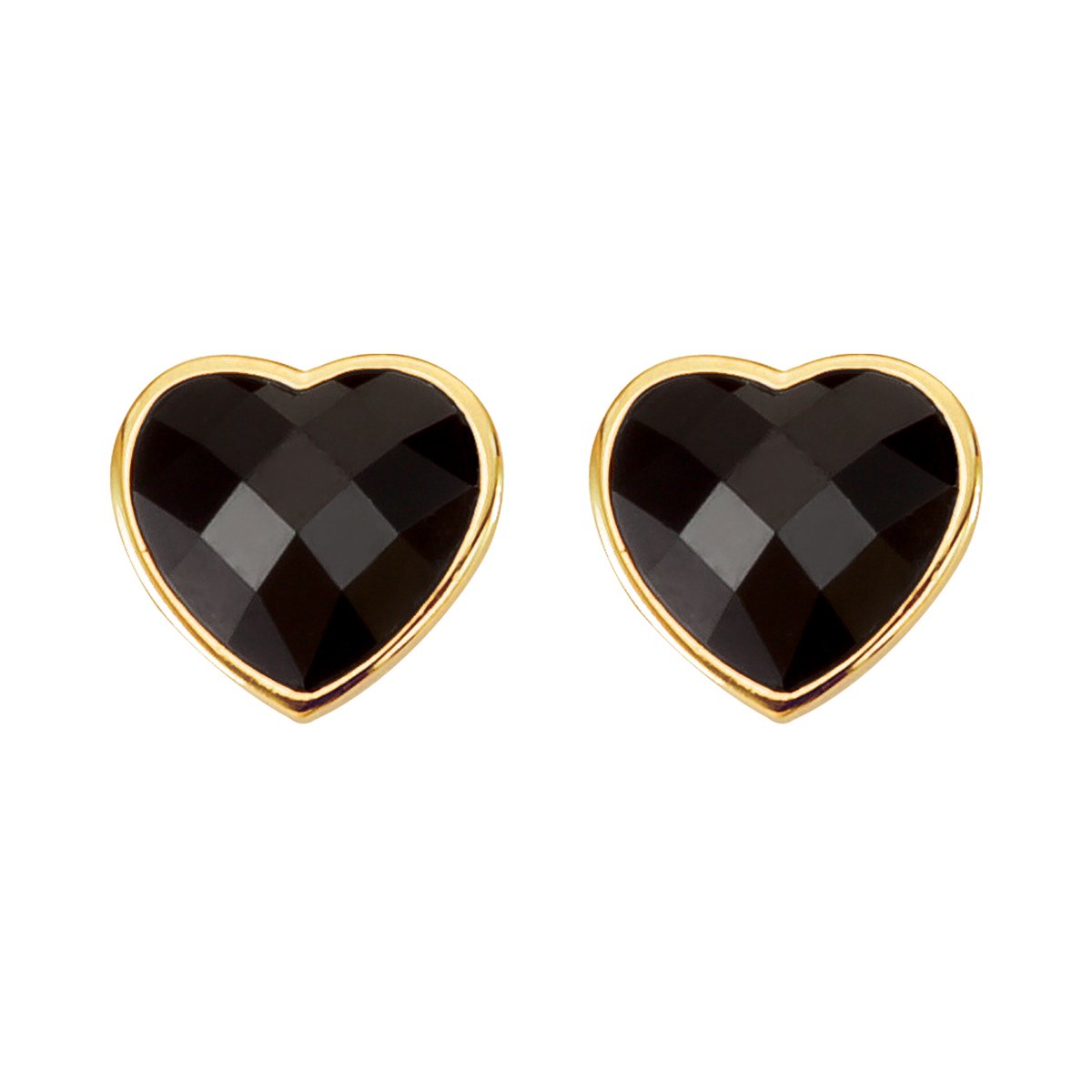 Studs Dorados con Corazón Mossimo