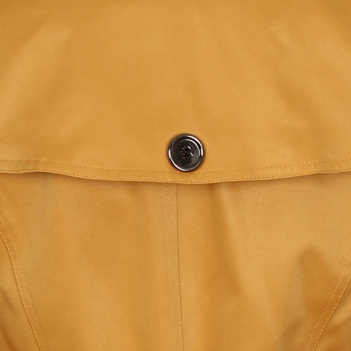 Gabardina Mostaza Cuello Camisero con Cinturón Liso Basel