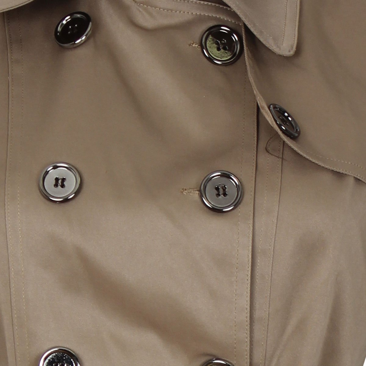 Gabardina Cuello Camisero con Cinturón Liso Basel