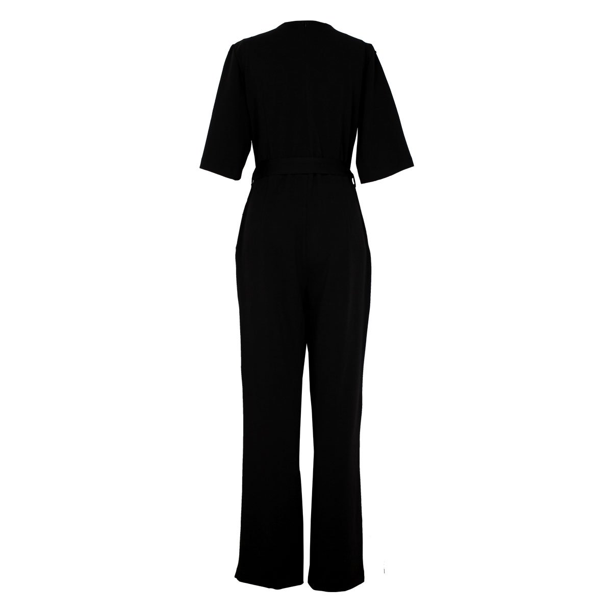 Jumpsuit Manga 3/4 Cuello V Liso City Femme