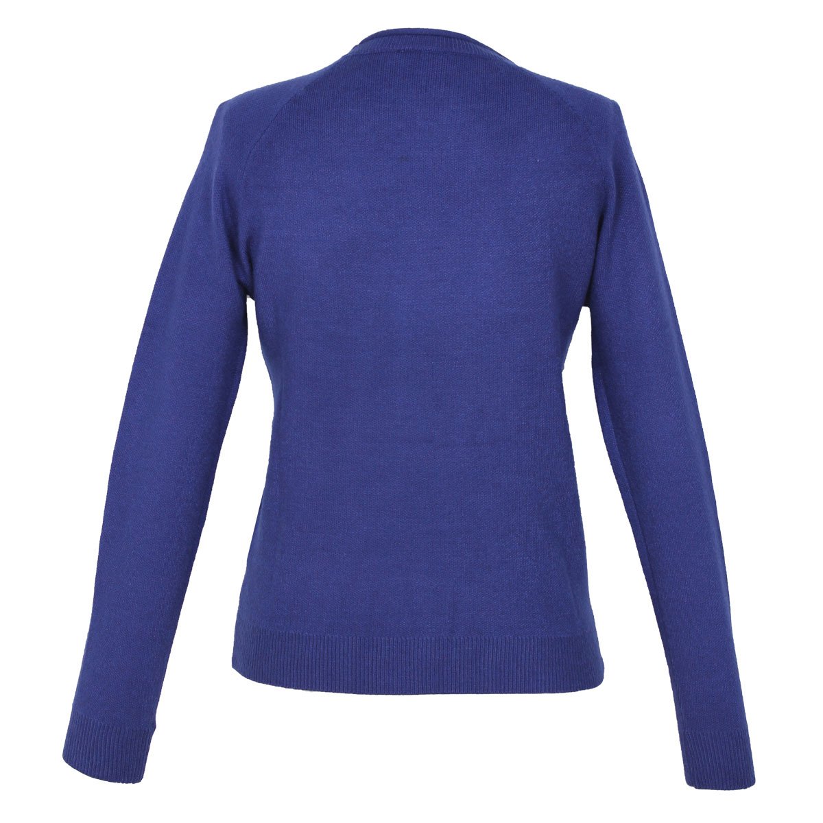 Suéter Azul Cuello Redondo con Pedrería Elle para Dama