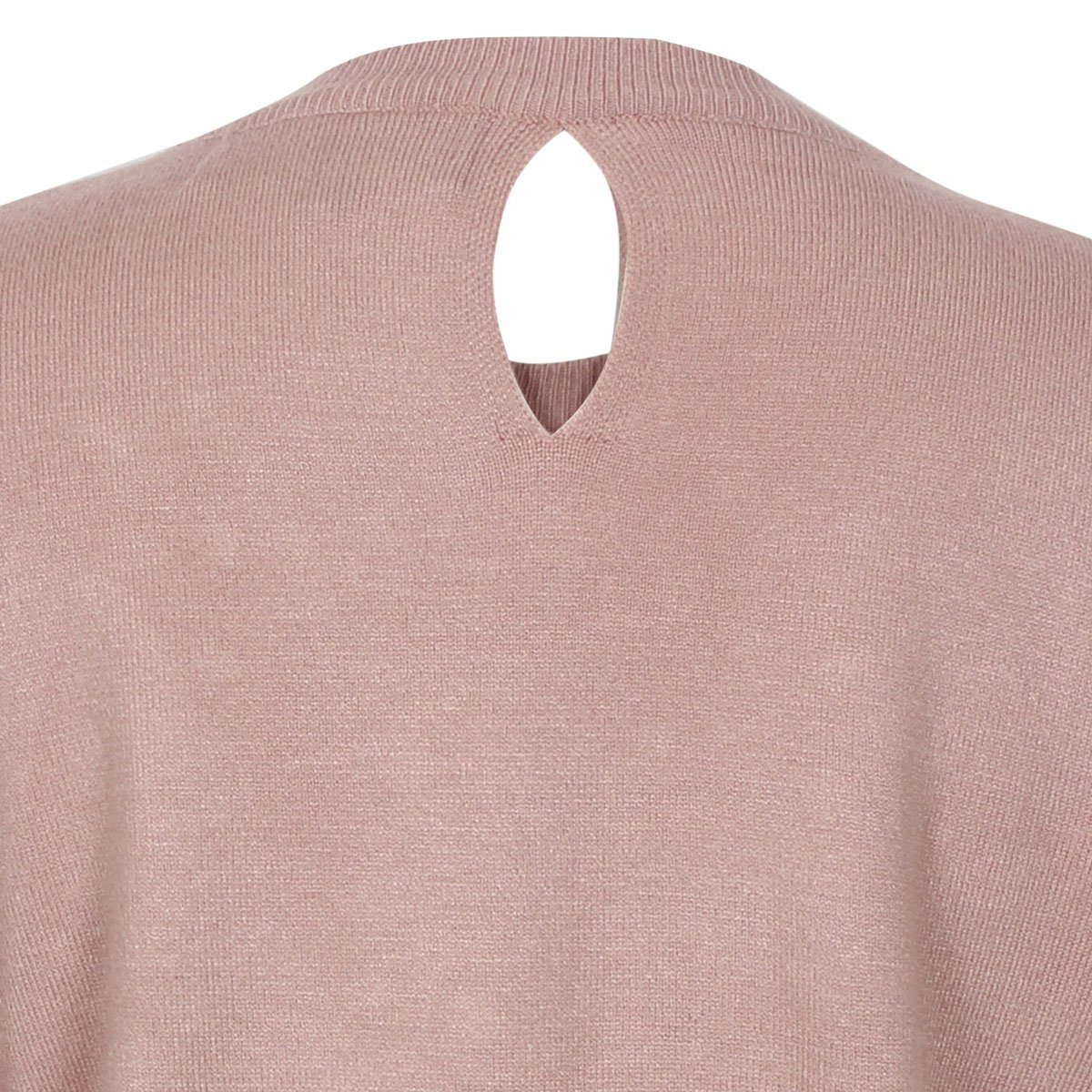 Su&eacute;ter Rosa Cuello Redondo con Perlas Just By Basel