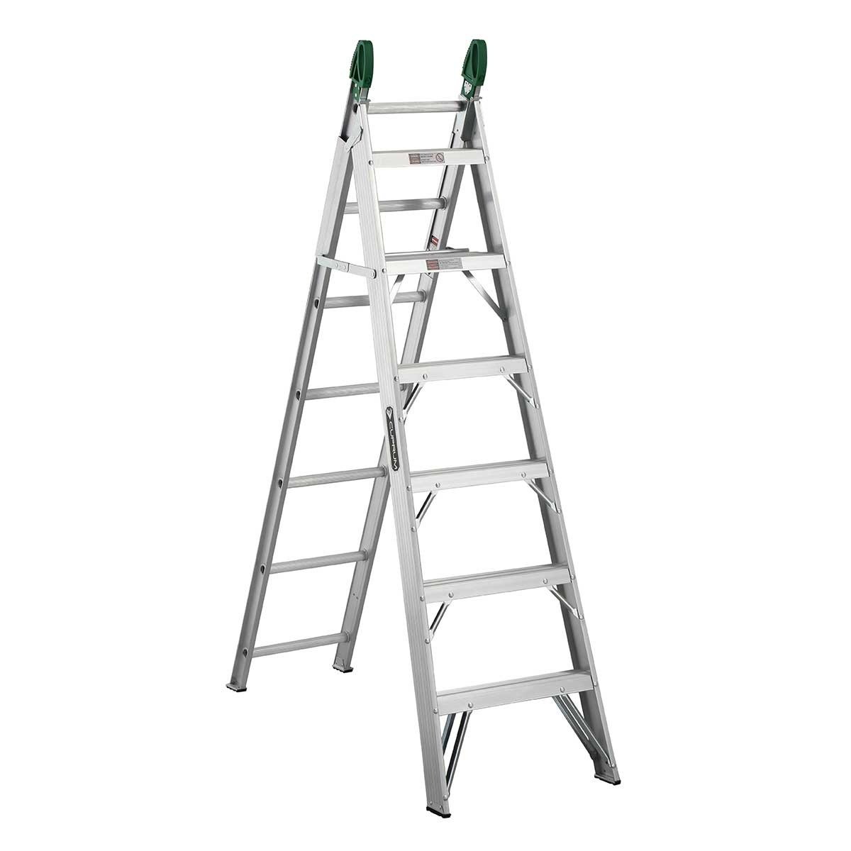 Escalera Convertible de Aluminio (13 Escalones) Cuprum C-2287-13