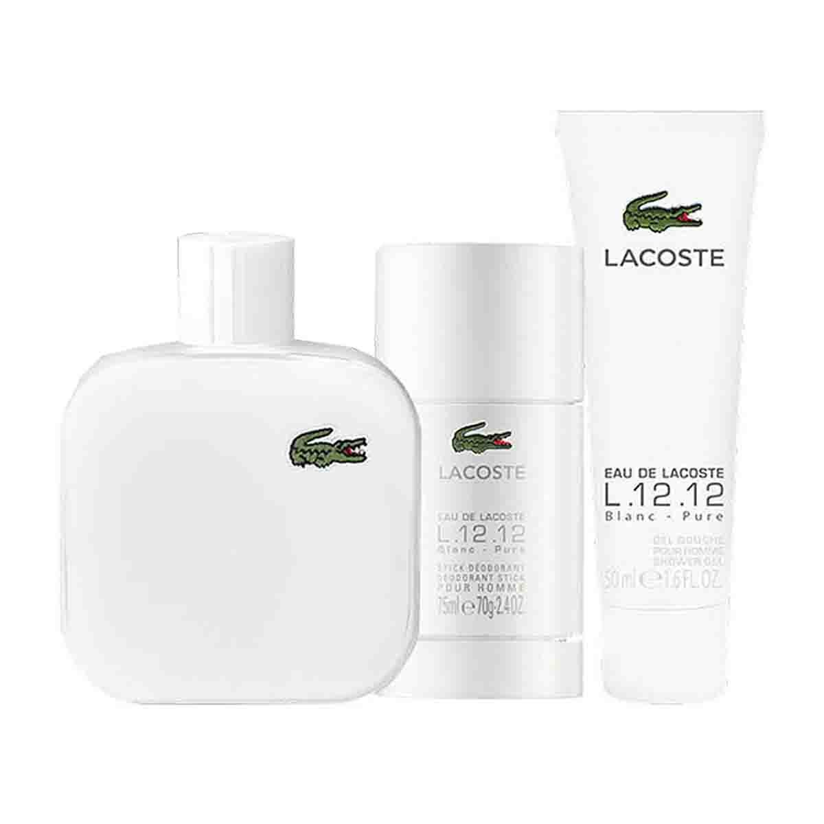 Estuche para Caballero Lacoste Blanc Edt 100 Ml