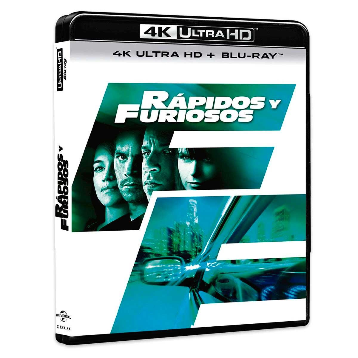 4K Uhd + Blu Ray Rápidos Y Furiosos 4