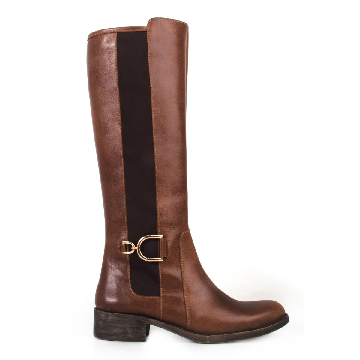 Bota Alta Café Estilo Brantano