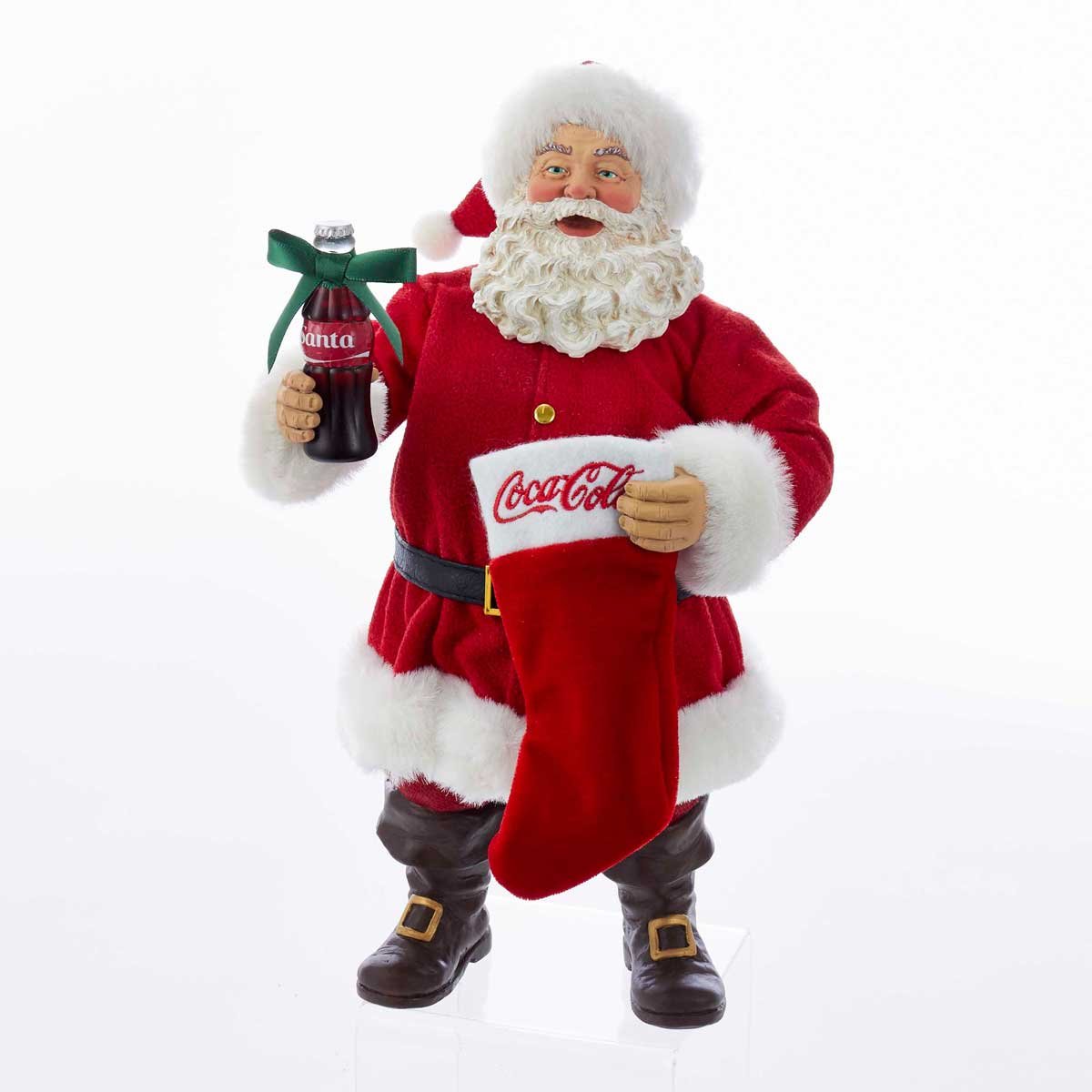 Coca-Cola Fabriche Collection Santa con Bota 25 Cm.