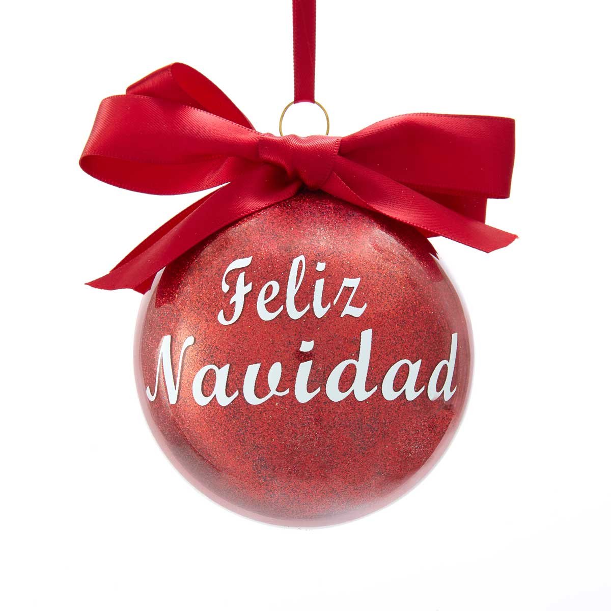 Colgante Esfera Feliz Navidad 8 Cm.