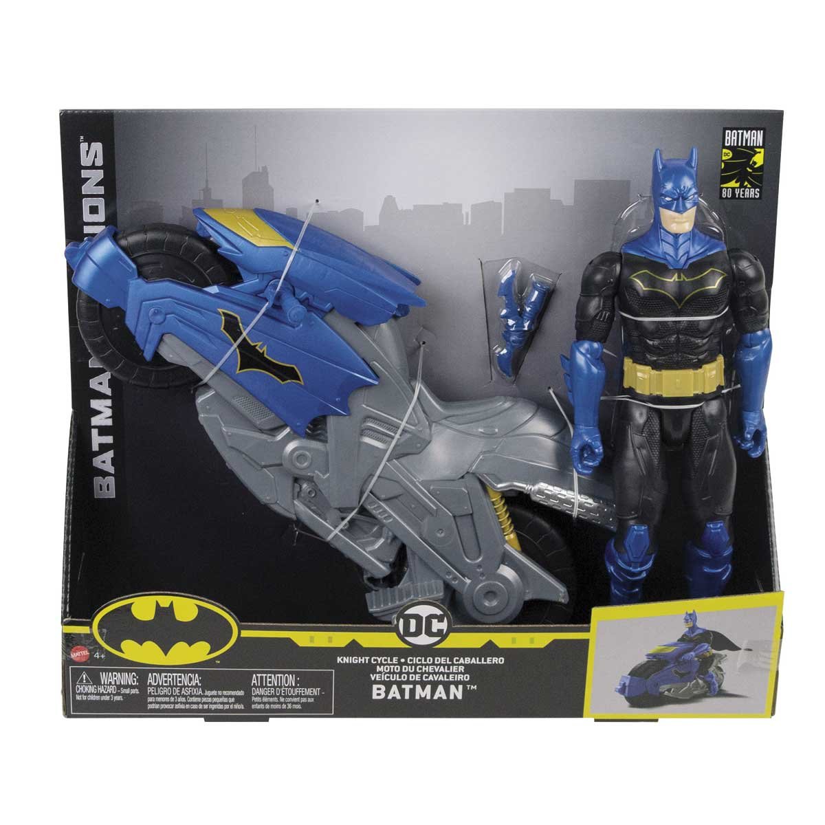Dc Comics Batman Missions Figura de 6 Pulgadas con Motocicleta Mattel