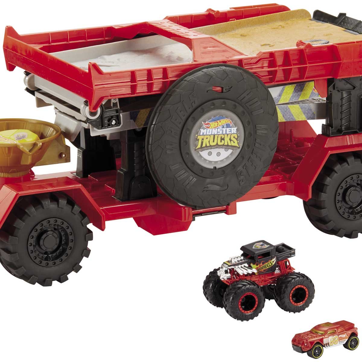 Hot Weels Monster Trucks Remolque Extremo Mattel
