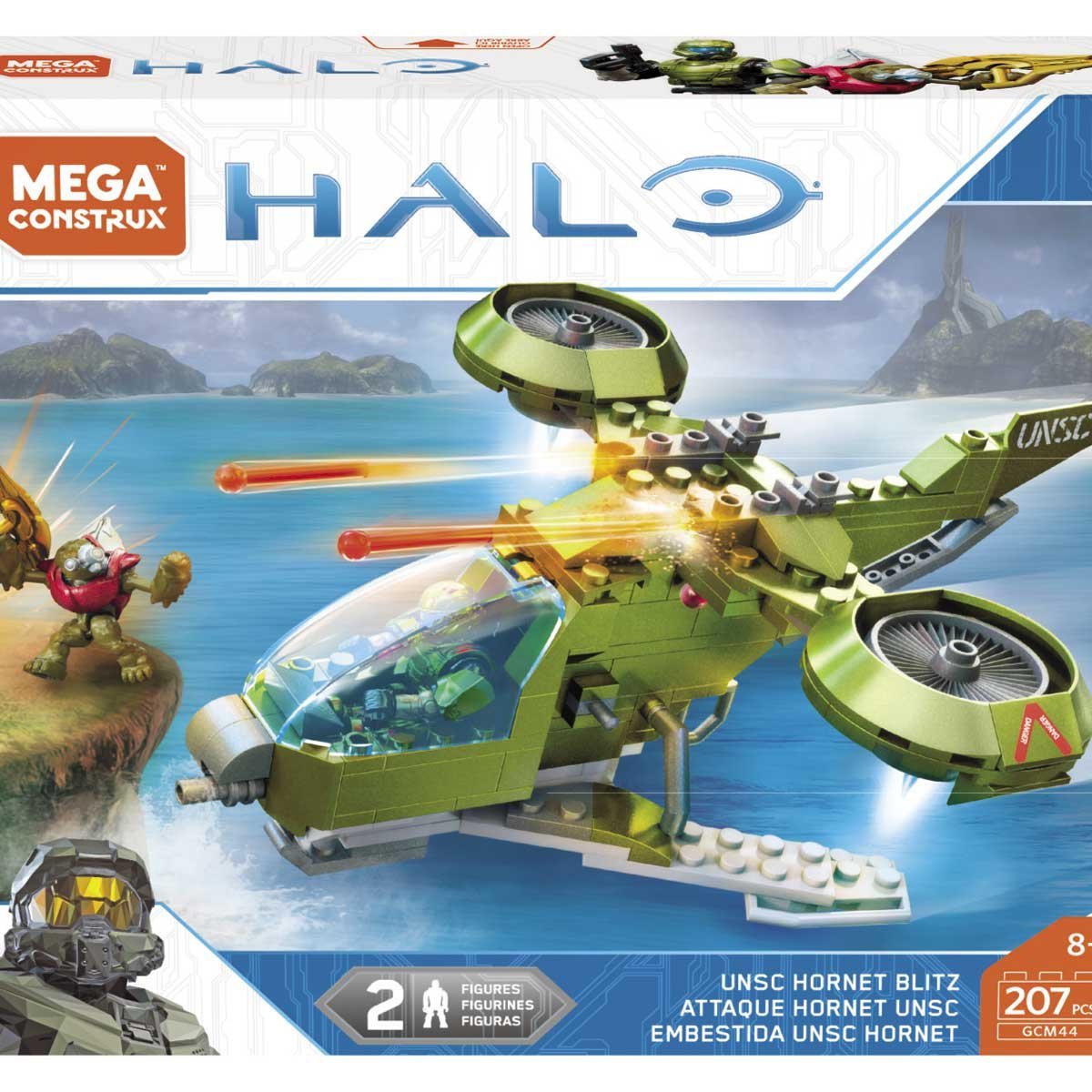 Mega Construx Halo Embestida Unsc Hornet Mattel