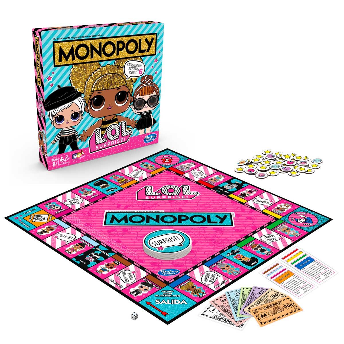 Juego de Mesa Monopoly Lol Hasbro
