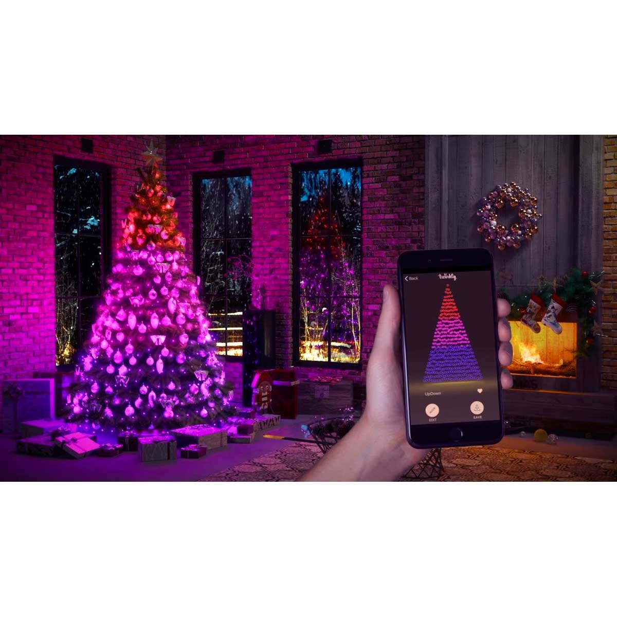 Luces Inteligentes Multicolor Twinkly 105 Luces