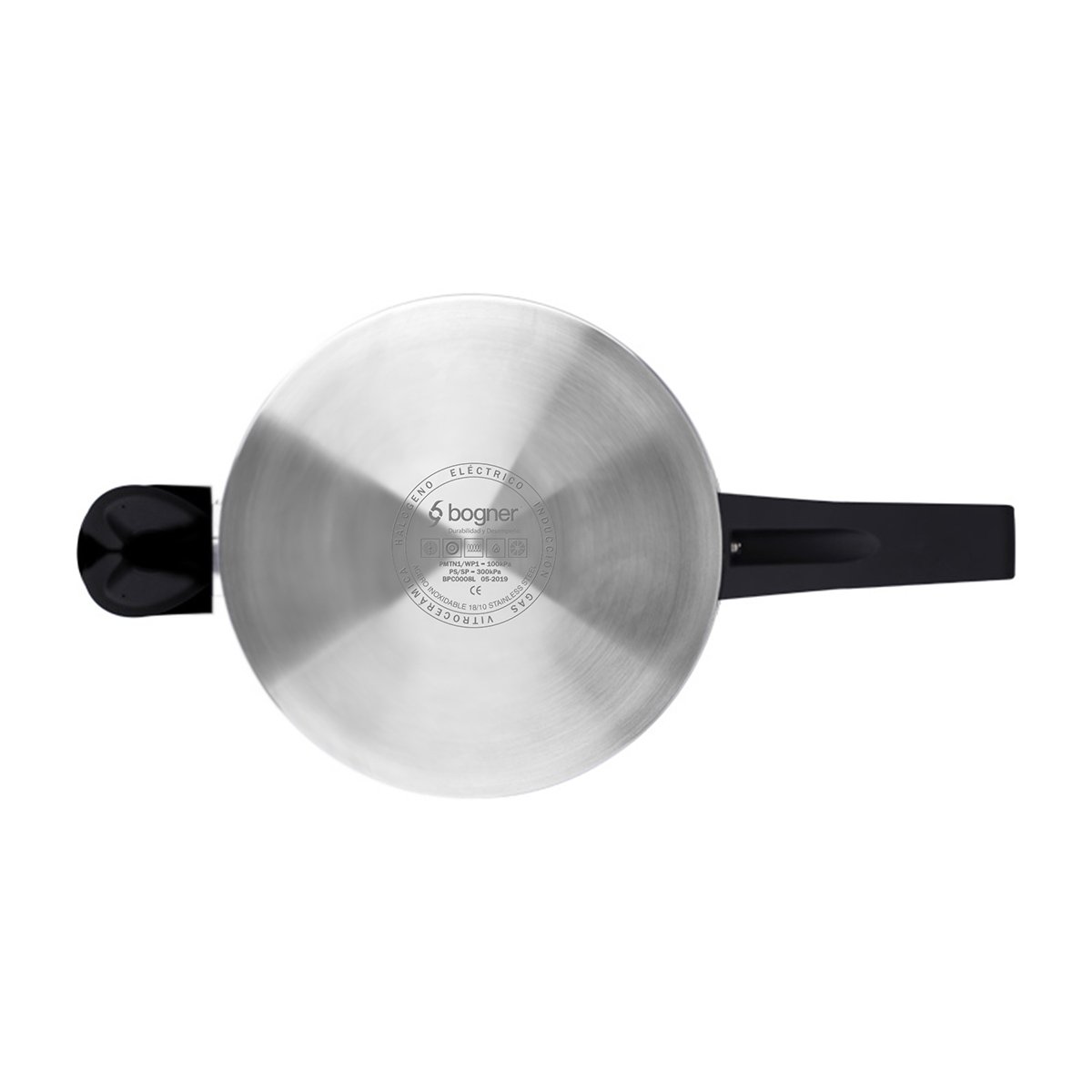 Olla de Presión 8 Lts Cierre Tijera Bogner