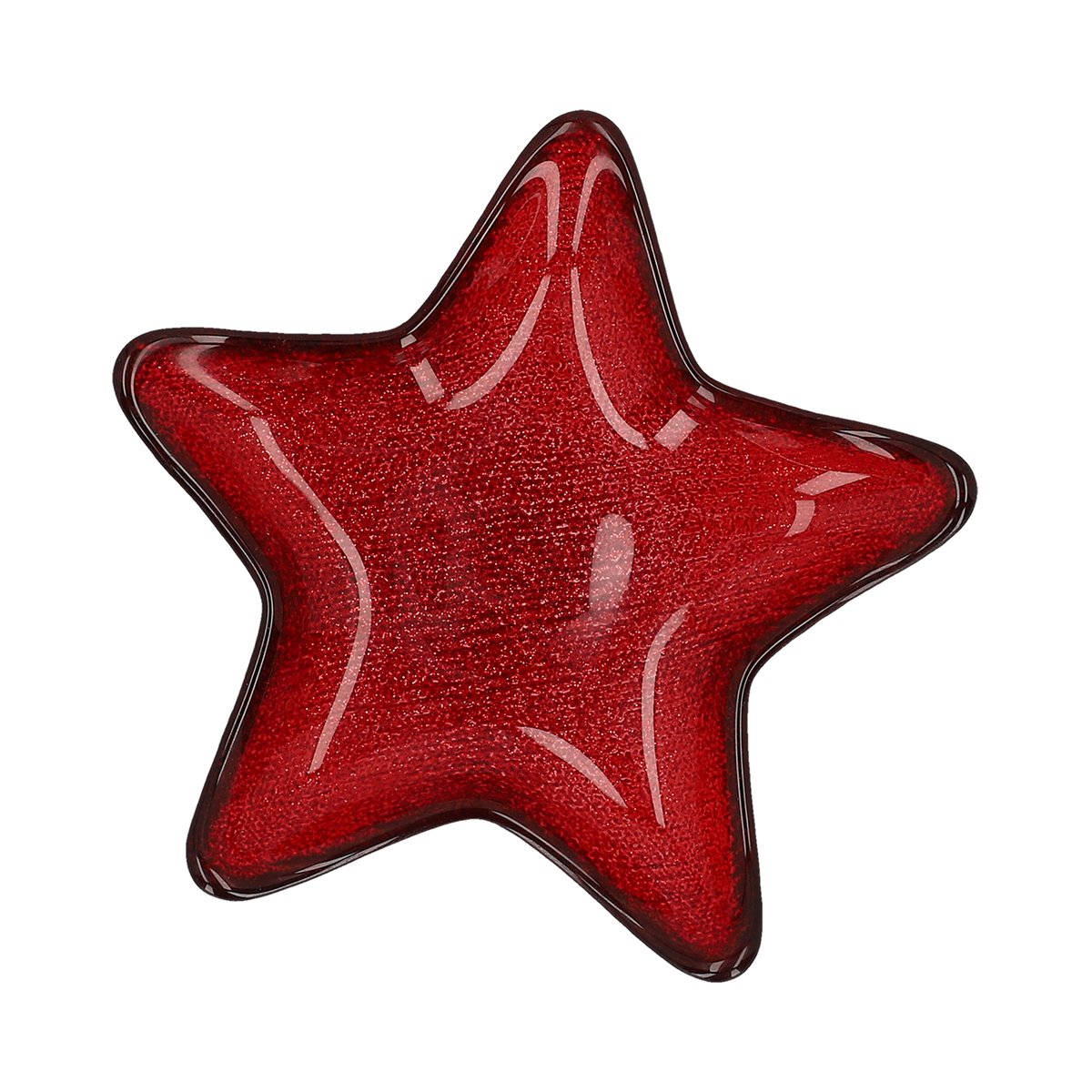 Plato Estrellas Rojo Chica Sharda