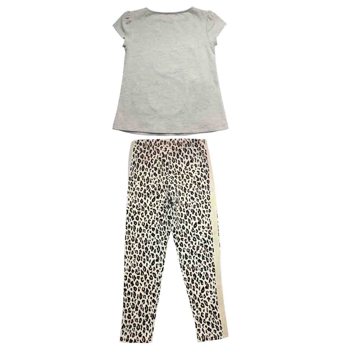 Conjunto de Playera con Leggings Estampado Let´s Go