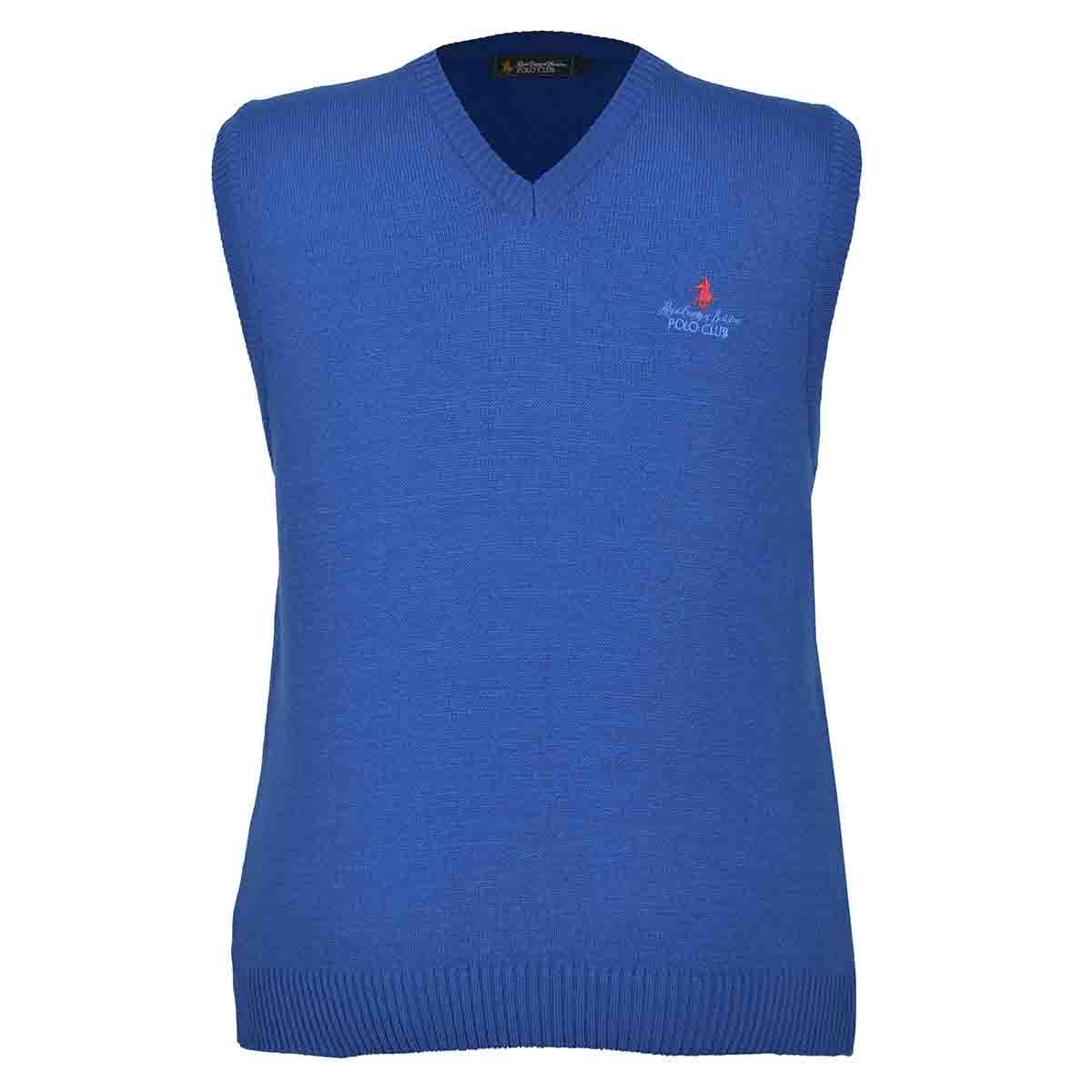 Chaleco Moda Cerrado Cuello V Polo Club