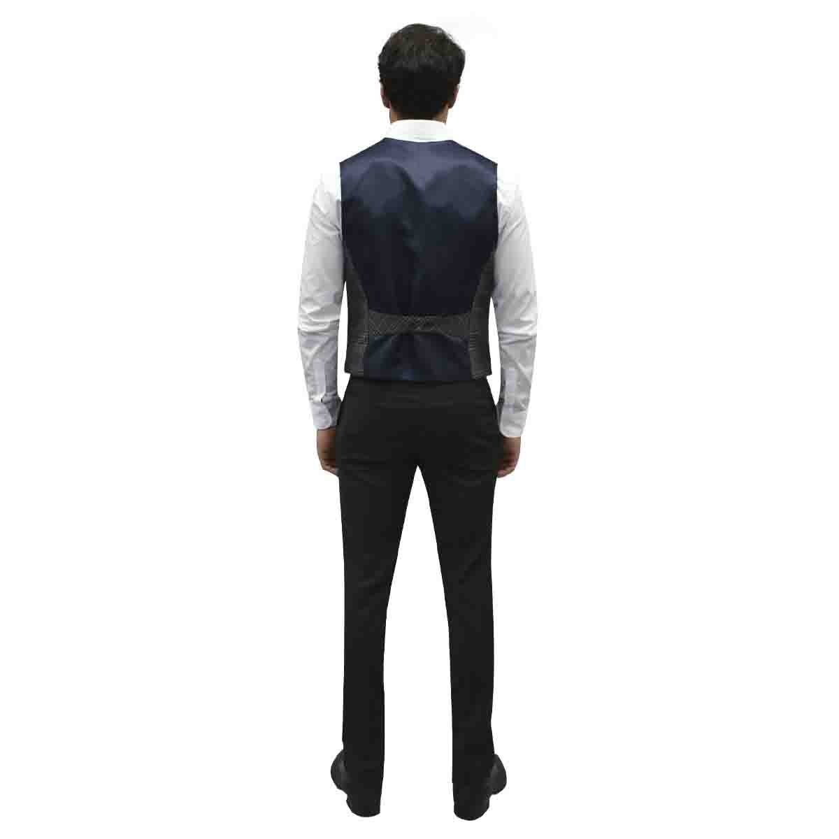 Chaleco Slim Gris Combinado Tommy Hilfiger
